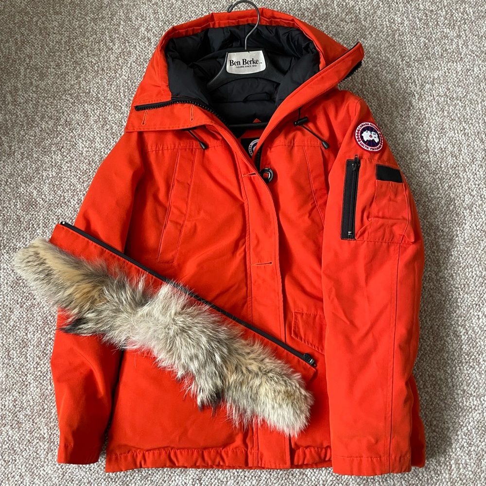 Canada Goose Vibrant red Orange Ski Jacket